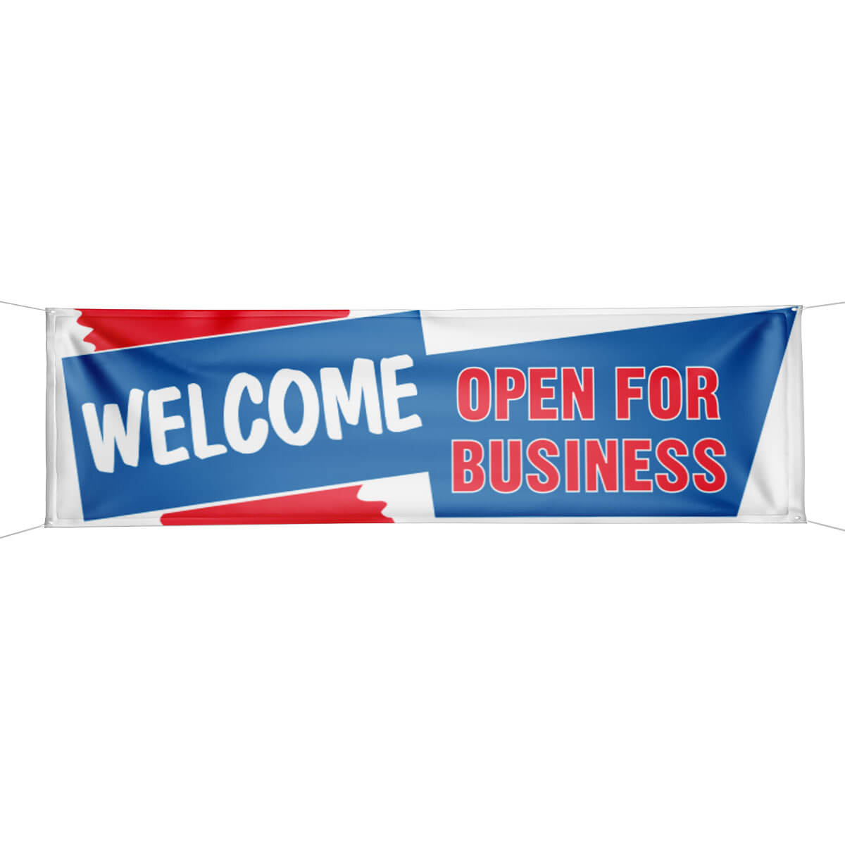 Welcome Open For Business Banner Flagandbanner Com