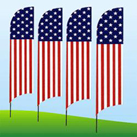 US Wave Banner, DBANNRWB112V1