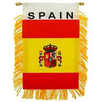 Spain Mini Banner, DBANNSPAI45