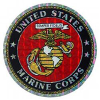 US Marine Sticker, DECDC0130
