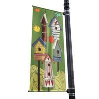 Bird House Street Pole Banner