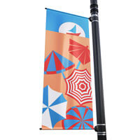 Beach Party Street Pole Banner