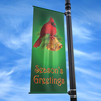 Cardinal Street Pole Banner