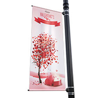 Heart Box Street Pole Banner