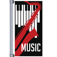 Music Street Pole Banner