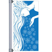 Mr. Winter Street Pole Banner