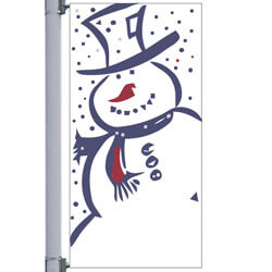 Snowman Street Pole Banner, FBPP0000012147