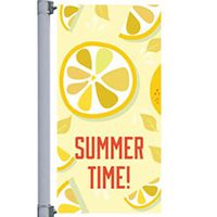 Summer Time Street Pole Banner