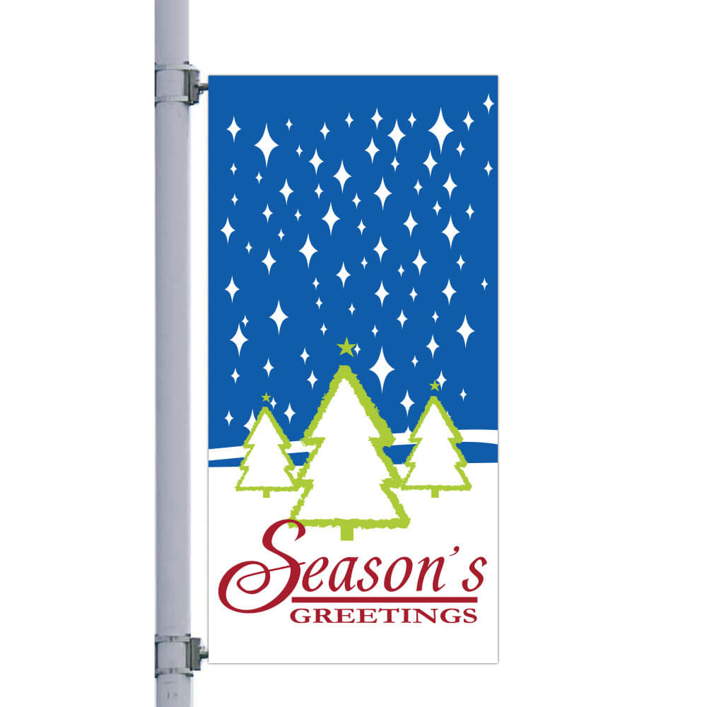 Winter Wonderland Street Pole Banner, FBPP0000012919