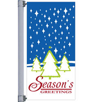 Winter Wonderland Street Pole Banner
