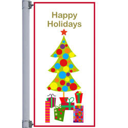 Christmas Morning Street Pole Banner, FBPP0000009908