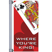 Casino King Street Pole Banner