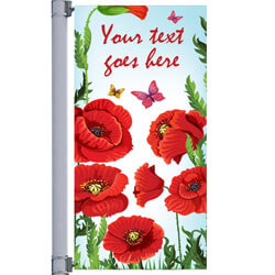 Poppy Street Pole Banner, FBPP0000011384