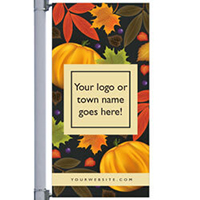 Season Fall Street Pole Banner