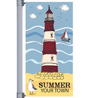 Season Summer Street Pole Banner