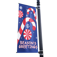 Winter Sweets Street Pole Banner