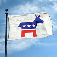 Democrat Flag, DFDEMO35