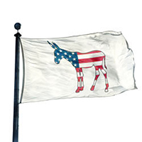 Democrat Economy Polyester Flag (3 ft. x 5 ft.), DFDEMO35P