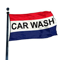 Car Wash Flag, DFLAG35CARW