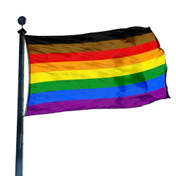 People of Color Rainbow Pride Flag, DFLAG35CPRIDE
