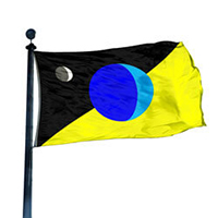 Abstract Earth Flag, DFLAG35EARTHALT