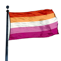 Lesbian Community Pride Flag, DFLAG35LCOMM