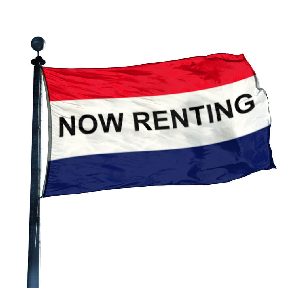 Now Renting flag