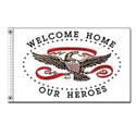 Welcome Home Our Heroes Flag, DFLAG439200