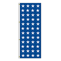 Stars Blue Drape Flag,DFLAGAF4A