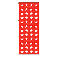 Stars Red Drape Flag, DFLAGAF4C