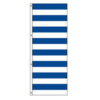Blue and White Stripe Drape Flag,DFLAGAF4D