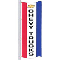 Chevrolet Trucks Dealer Double Sided Drape Flag, DFLAGD238CT