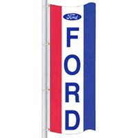 Ford Dealer Double Sided Drape Flag, DFLAGD238FO