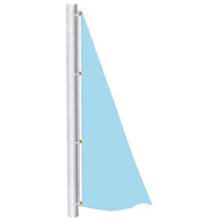 Blueflower Color Spinnaker Flag, DFLAGNPS38BF