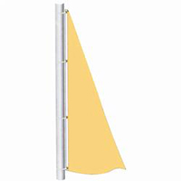 Buff Color Spinnaker Flag, DFLAGNPS38BU