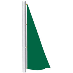 Emerald Green Color Spinnaker Flag, DFLAGNPS38EG