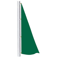 Emerald Green Color Spinnaker Flag, DFLAGNPS38EG