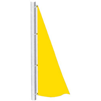 FM Yellow Color Spinnaker Flag, DFLAGNPS38FMY