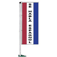 Se Habla Espanol Rotator Drape Banners