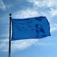 Color Flag: Bell Blue
