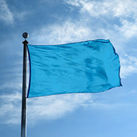 Color Flag: Bluebird