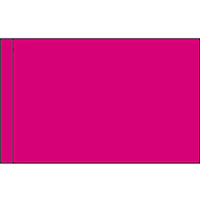 Color Flag with Pole Hem: Magenta