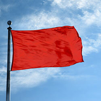 Color Flag: Canada Red