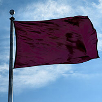Color Flag: Maroon