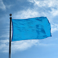 Color Flag: Process Blue