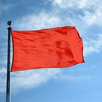Color Flag: Warm Red