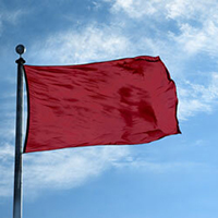 Color Flag: Brick Red