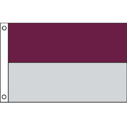 Double Stripe Flag: Ruby/Silver, FBPP0000010248