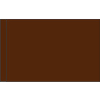Color Flag with Pole Hem: Spice Brown