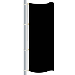 Nylon Black Drape Flag, FBPP0000010261